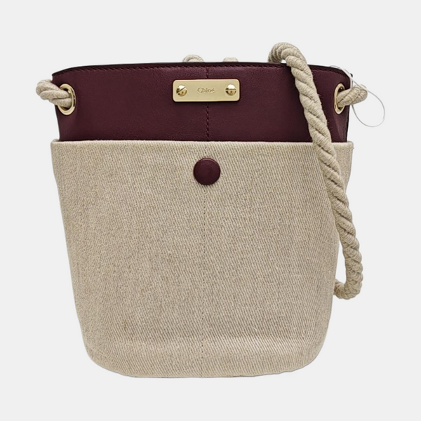 Canvas Bucket Bag Gray