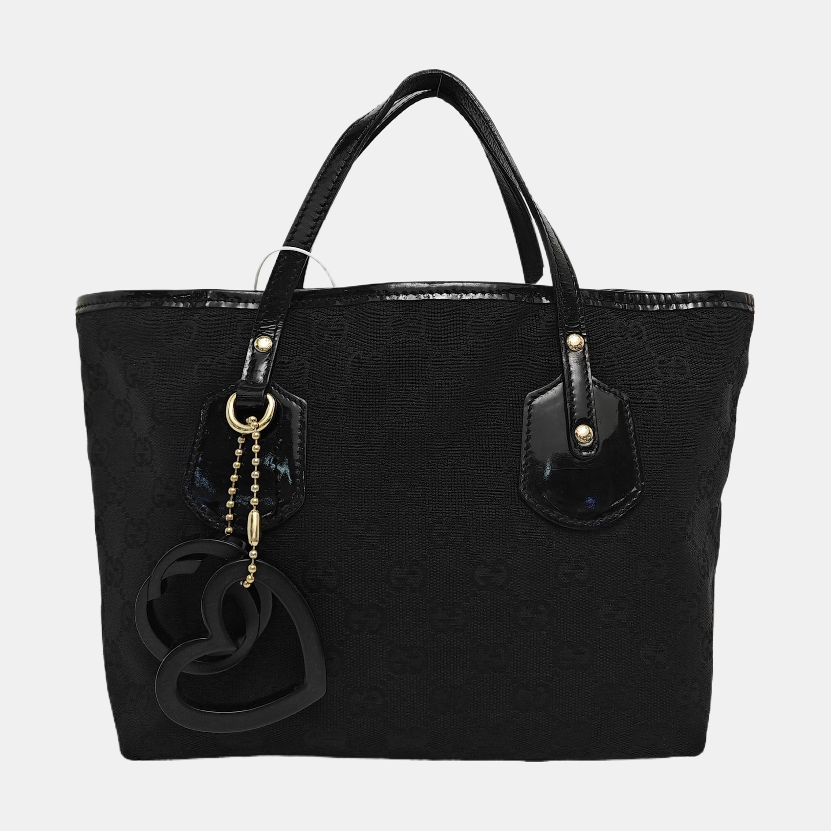 Monogram Canvas Top Handle Bag Black