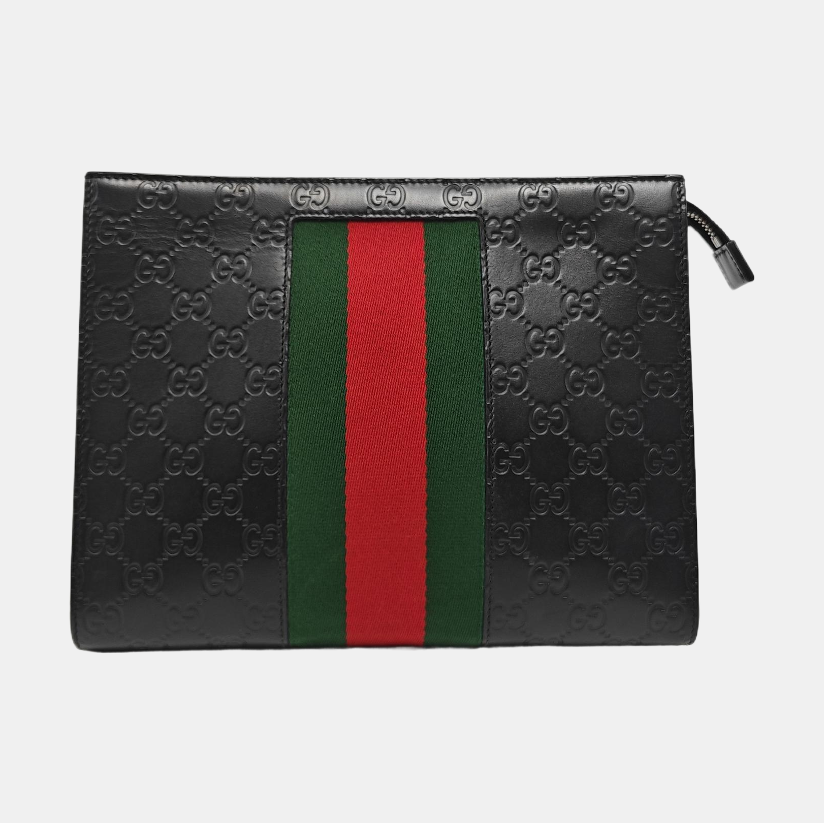 Signature Monogram Calfskin Black