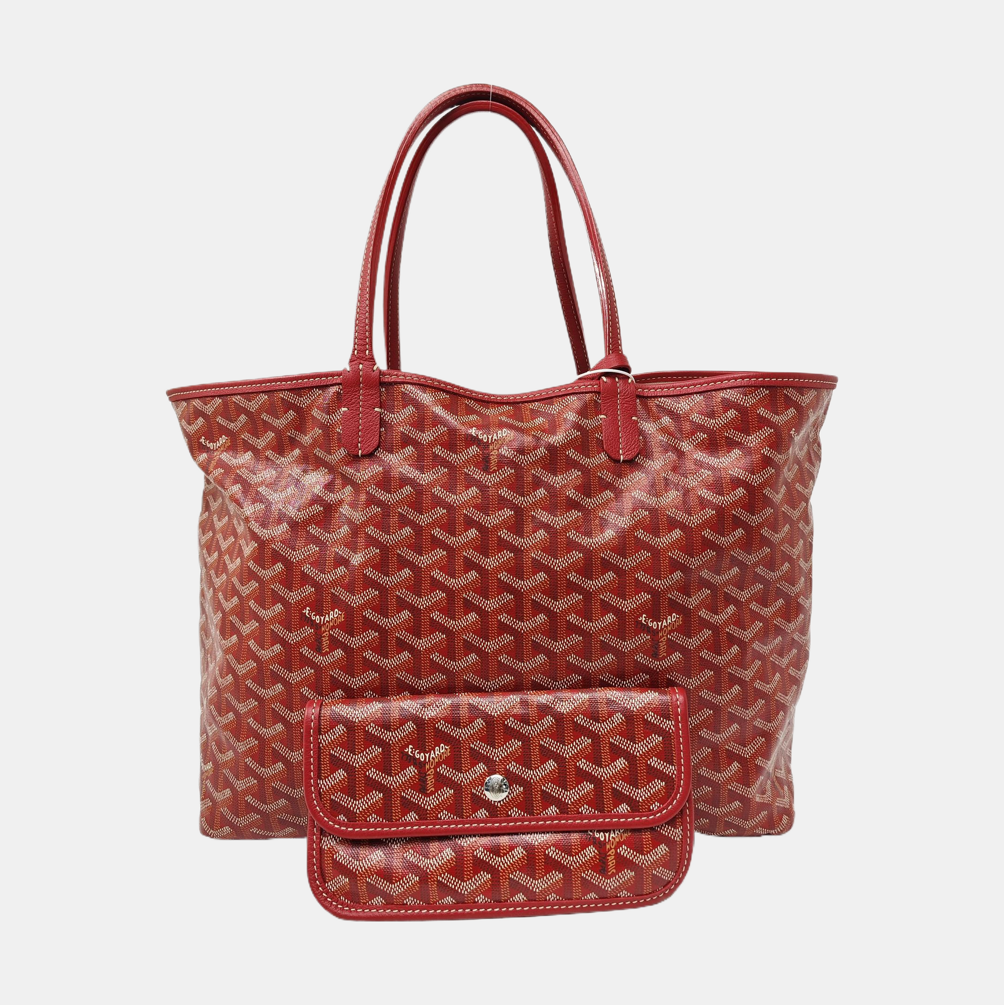 Saint Louis PM Coated Canvas Red