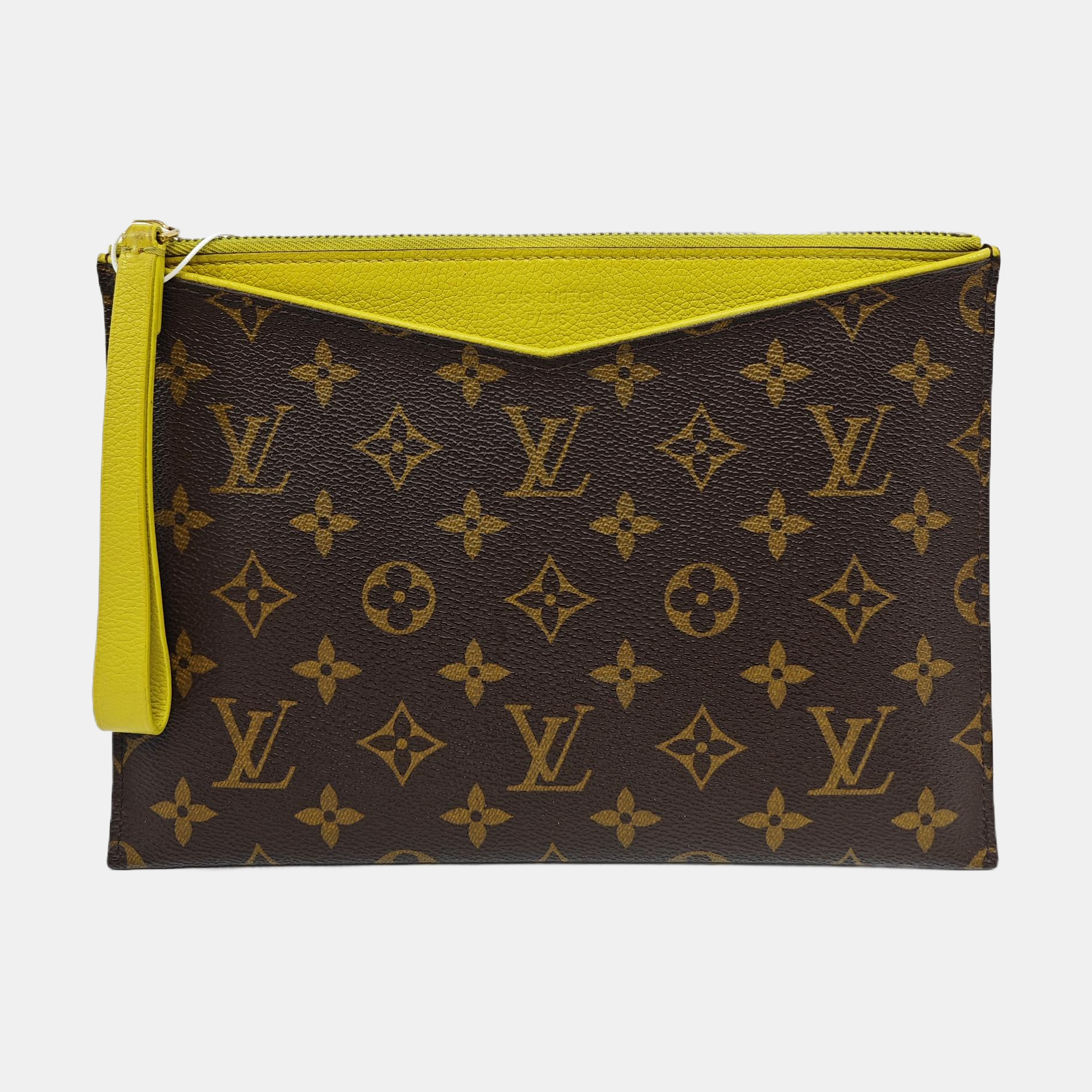 PALLAS BB Monogram Coated Canvas Brown