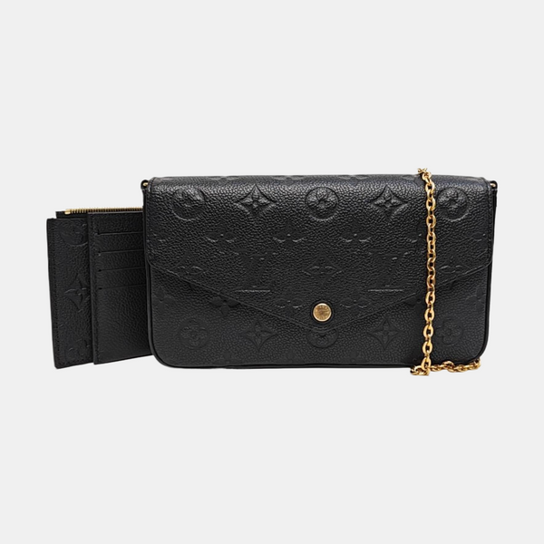 FÉLICIE Monogram Calfskin Black
