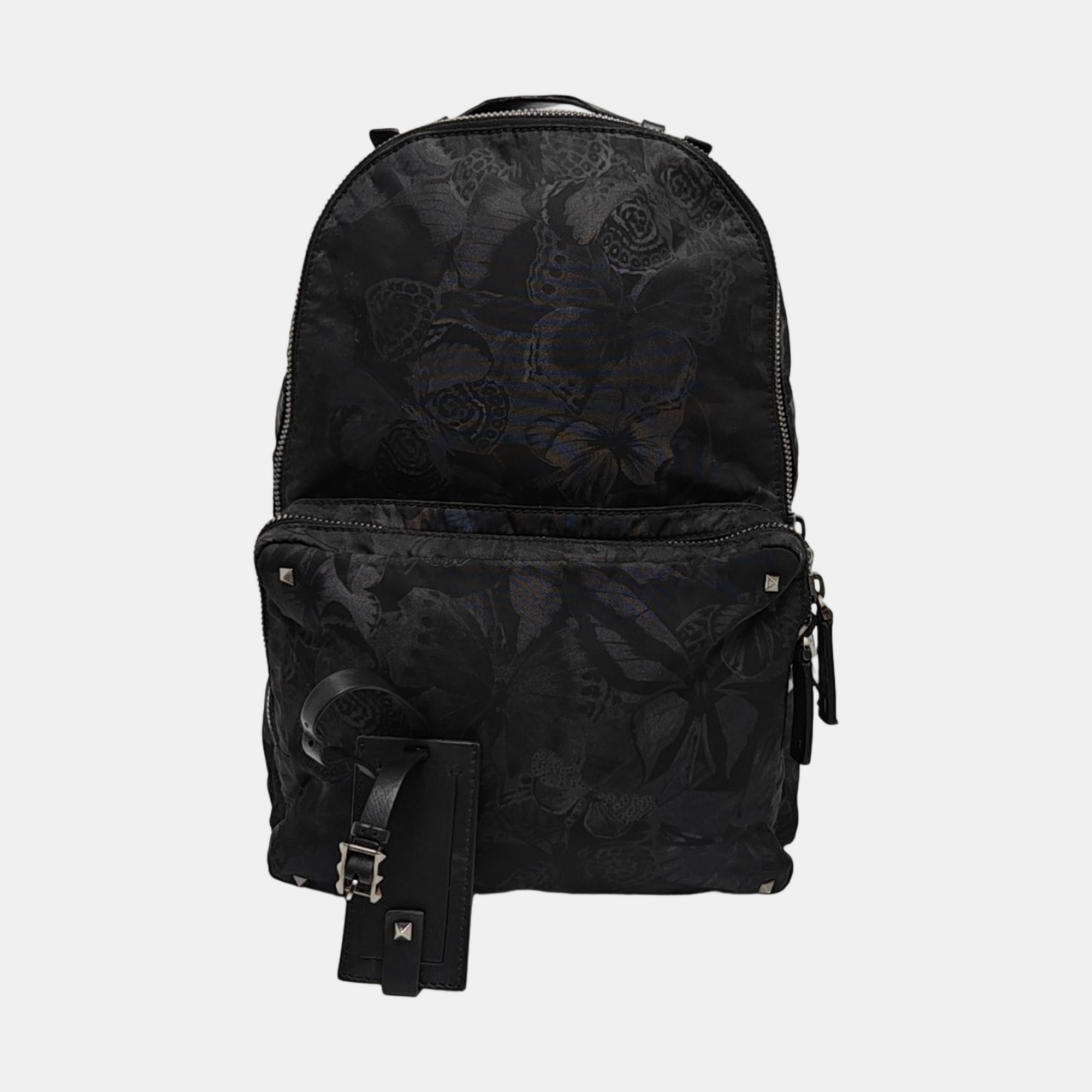 Nylon Backpack Black