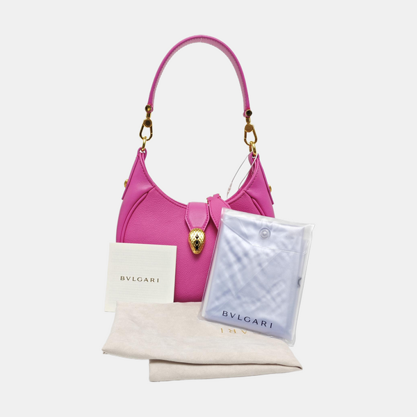 SERPENTI ELLIPSE Small Calfskin Red