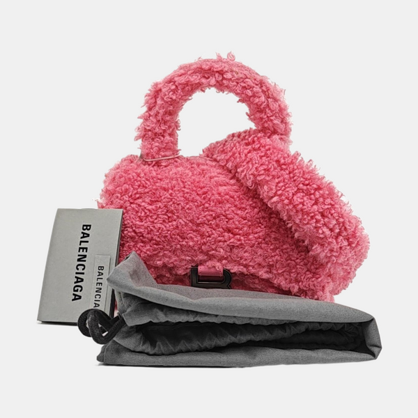 Hourglass Mini Sheepskin Pink