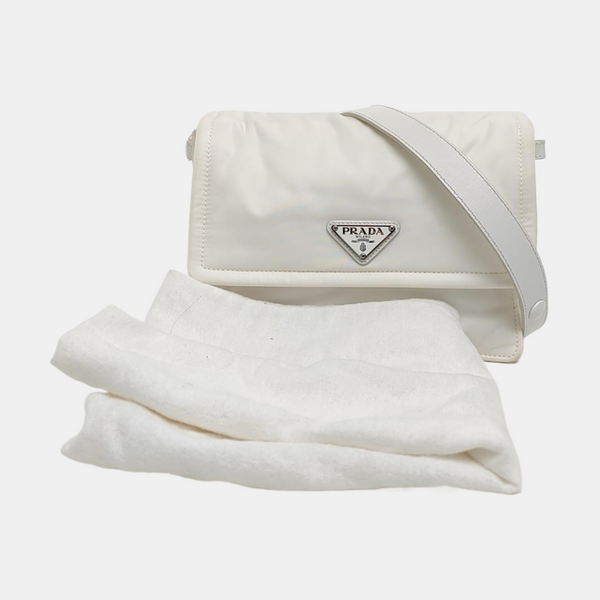 Invite Quilted Nylon White