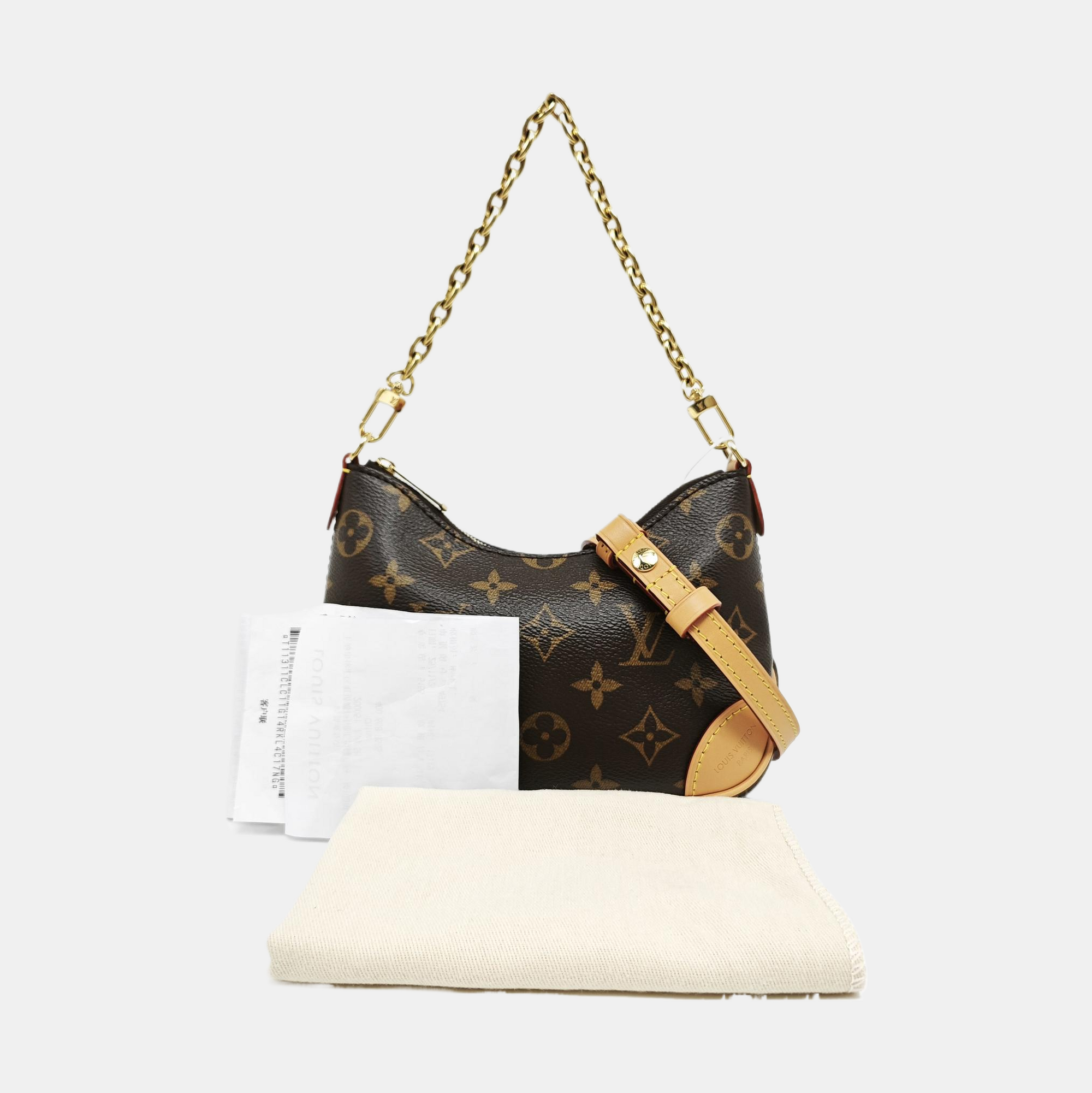 BOULOGNE Nano Monogram Coated Canvas Brown