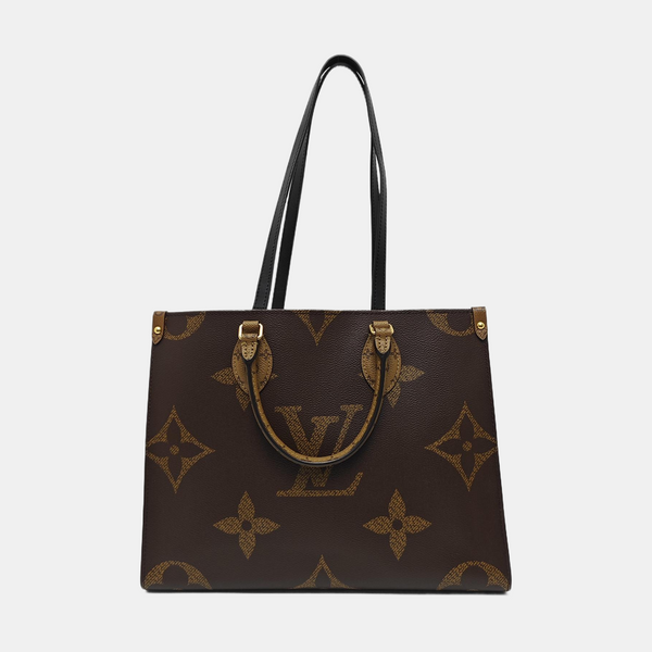 ONTHEGO MM Monogram Coated Canvas Brown