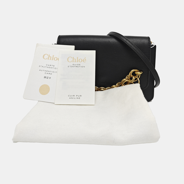 Drew Mini Calfskin Black