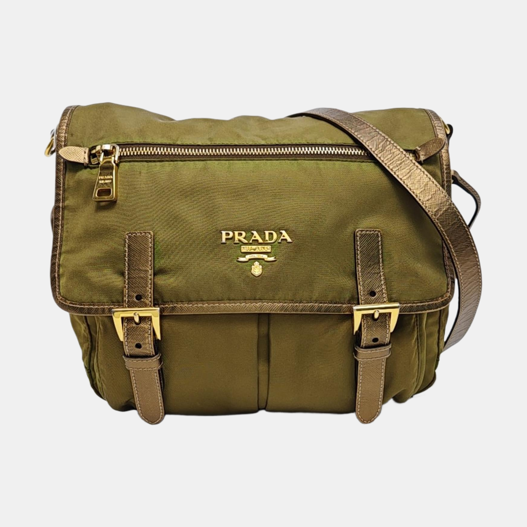 Vela Messenger Bag Nylon Green