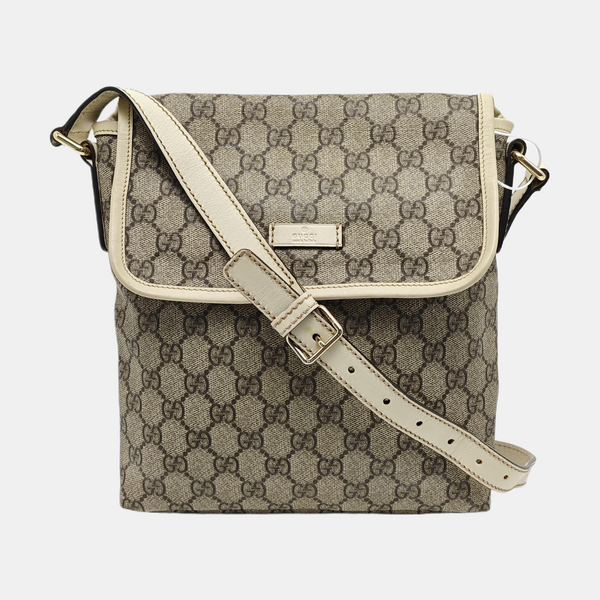 Ligne Shima Monogram Coated Canvas Beige