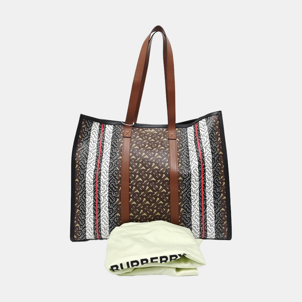 MONOGRAM Large Coated Canvas Brown