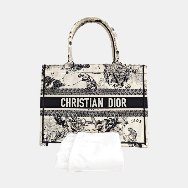 Book Tote Medium Canvas White