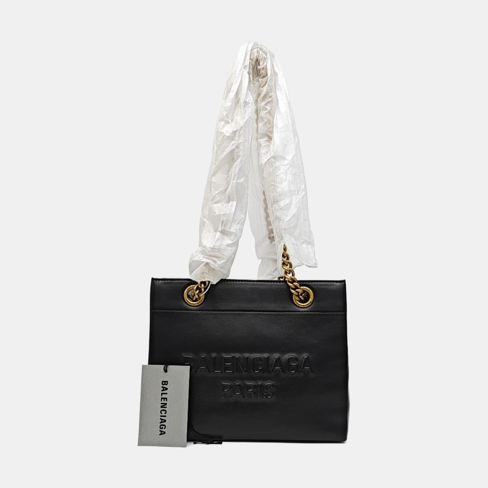 DUTY FREE North-South Calfskin Black