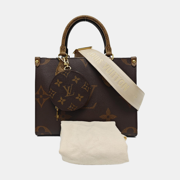 ONTHEGO PM Monogram Coated Canvas Brown