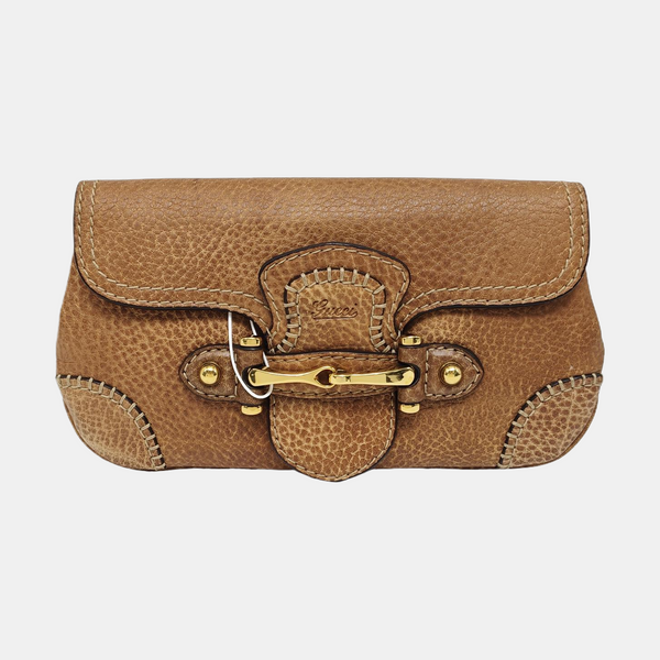 Calfskin Clutch Brown