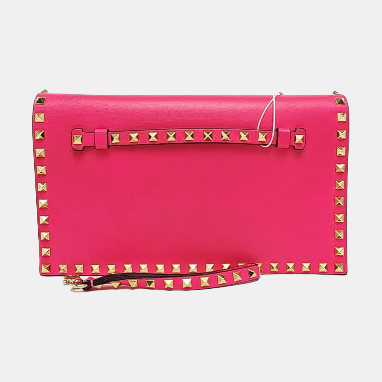 Authenticated pre-owned  Rockstud Lambskin Pink - Clutch at Looply