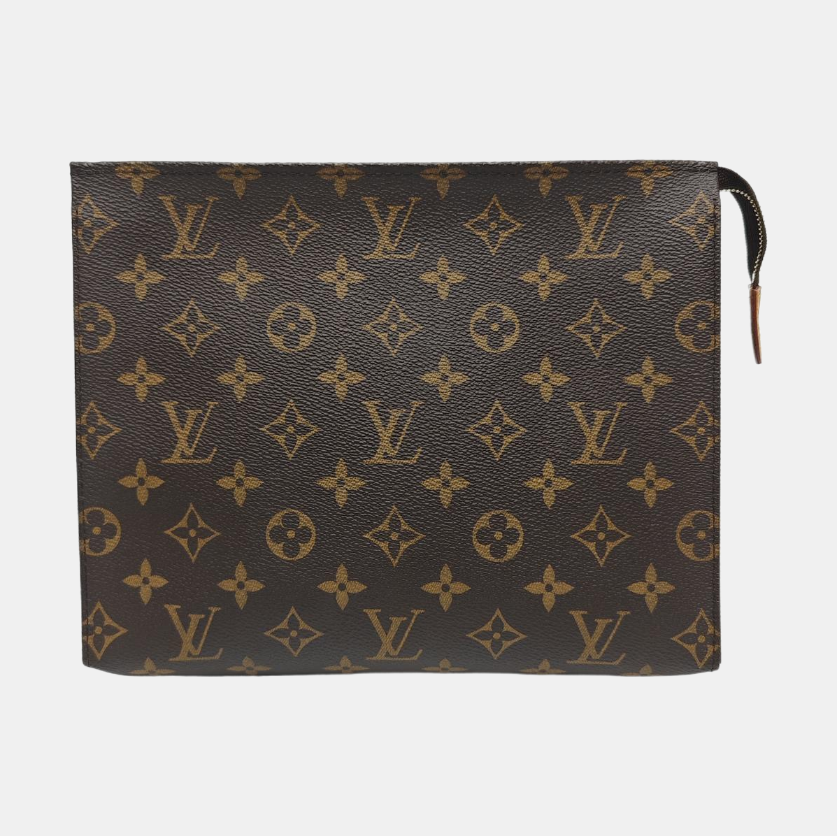 TOILET POCKET 26 Monogram Coated Canvas Brown