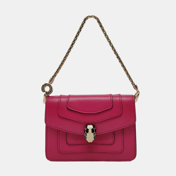 SERPENTI FOREVER Quilted Calfskin Red