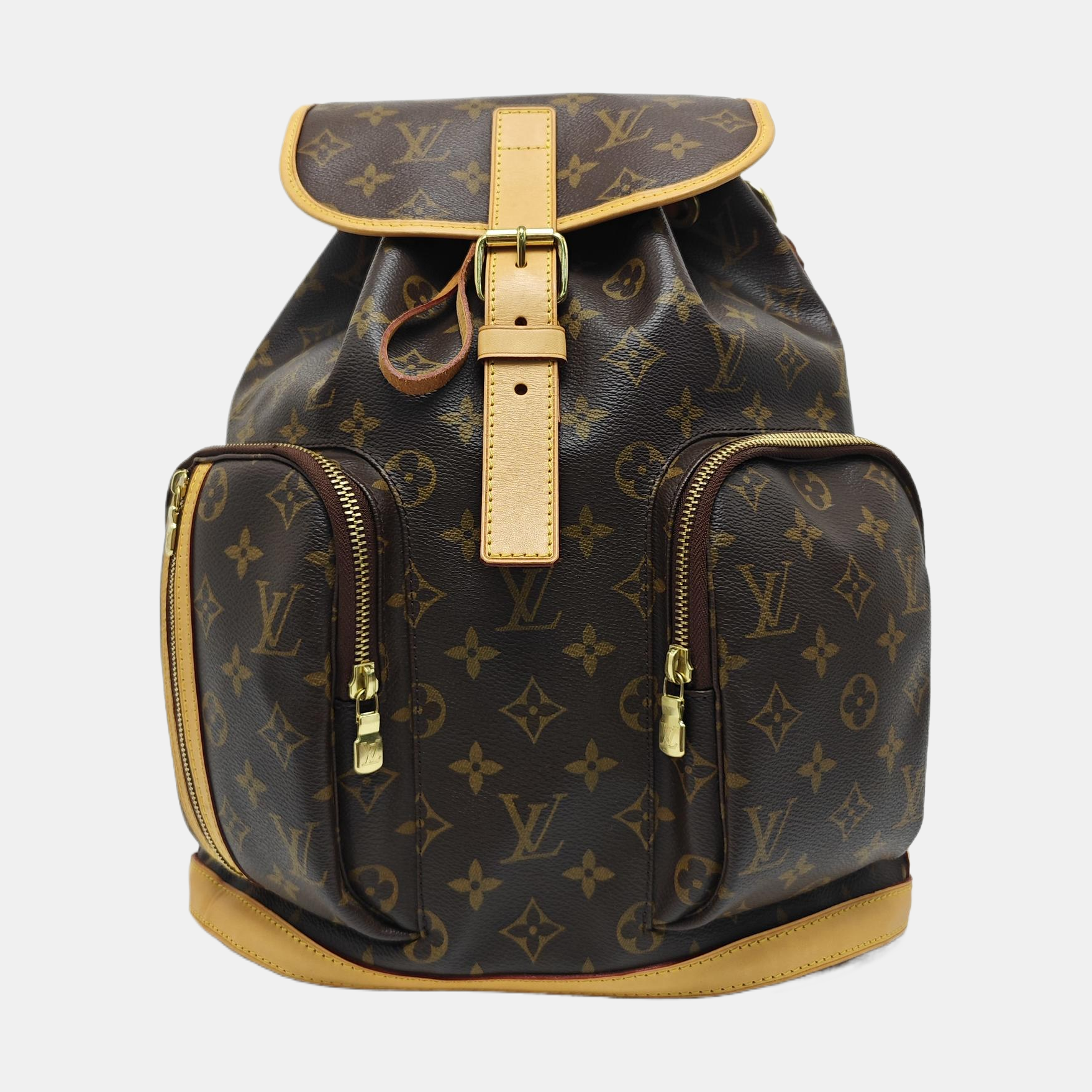 BOSPHORE Monogram Coated Canvas Brown