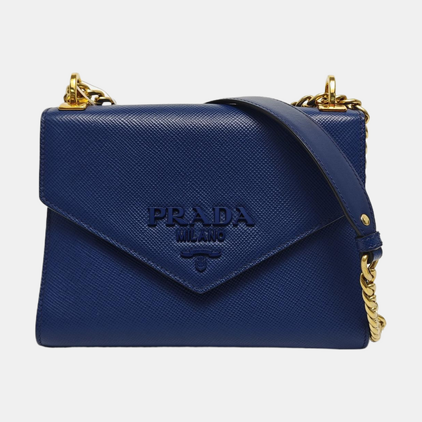 Monochrome Saffiano Calfskin Blue