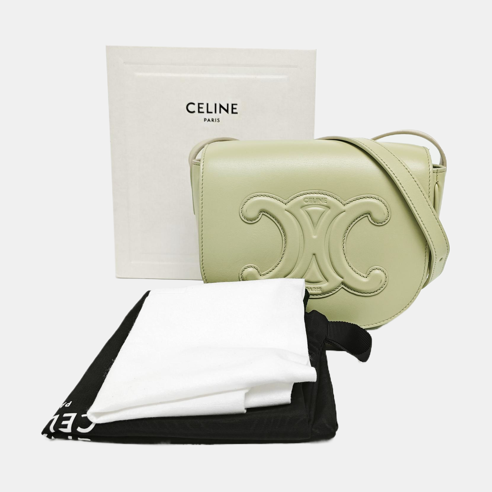 TRIOMPHE Mini Calfskin Green