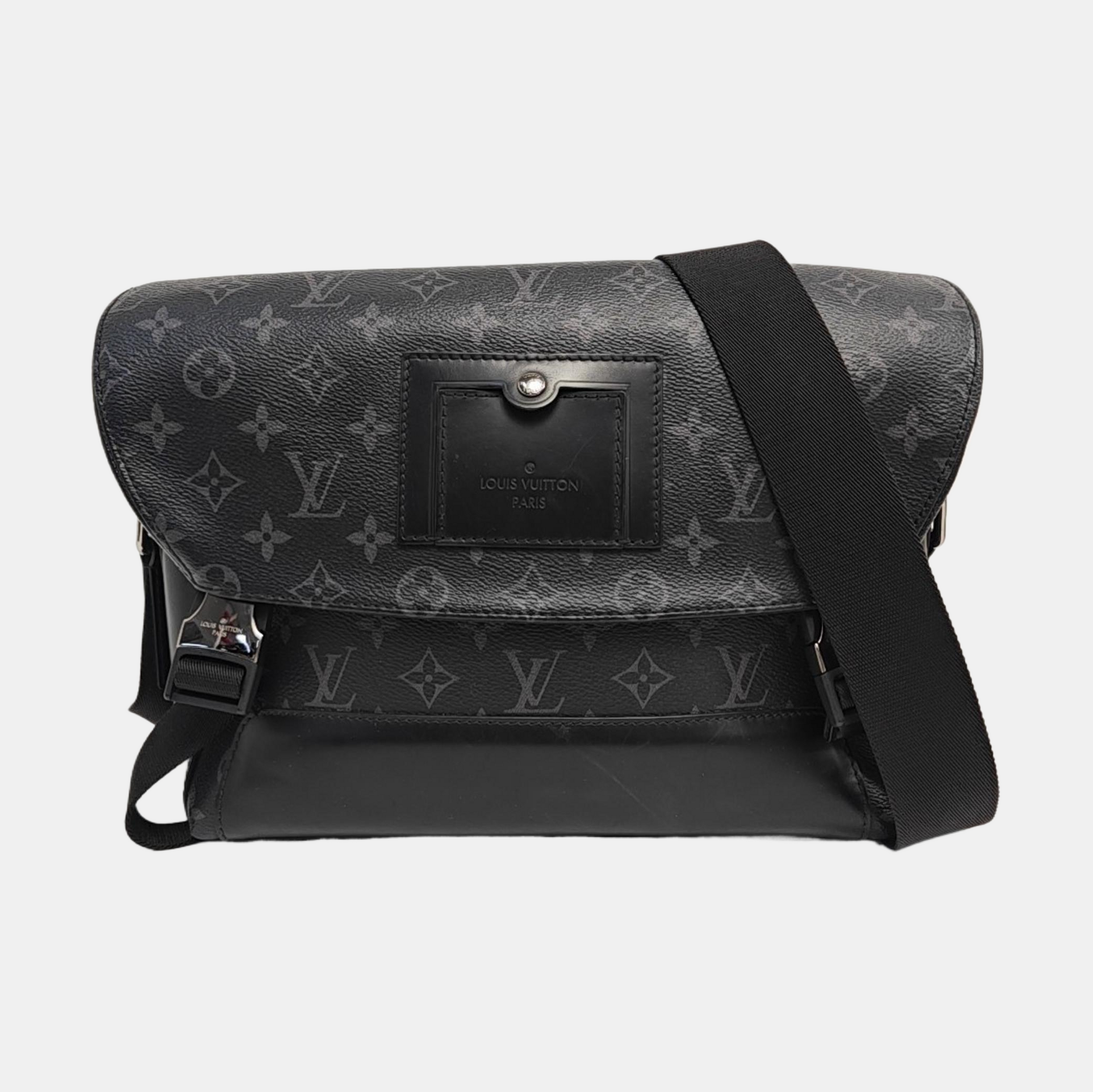 VOYAGER PM Monogram Coated Canvas Black