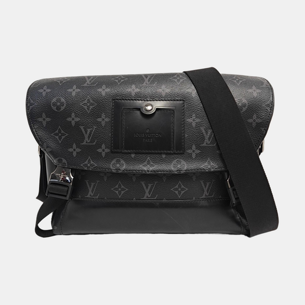 VOYAGER PM Monogram Coated Canvas Black