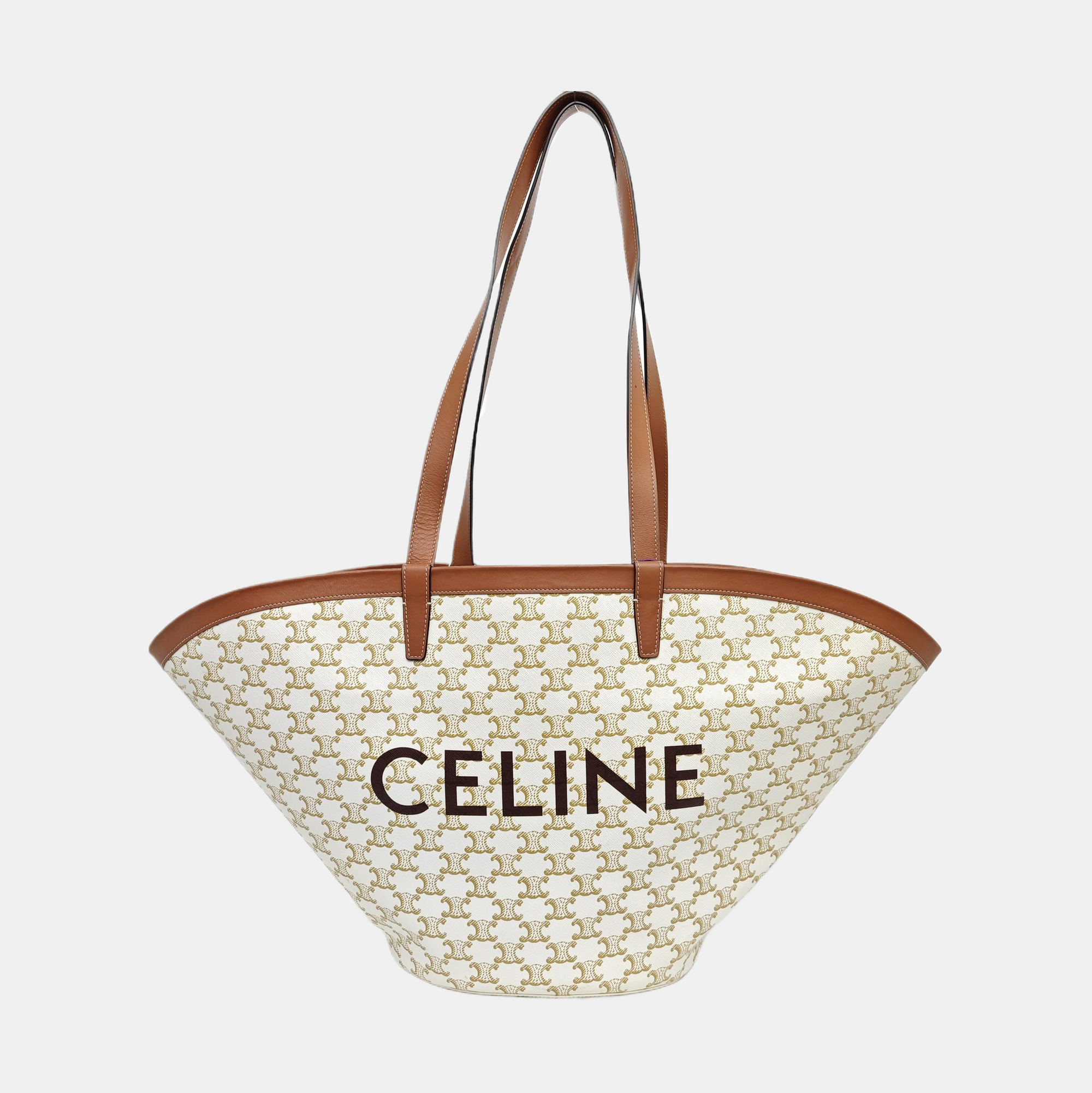 COUFFIN Large Coated Canvas White