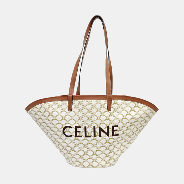 COUFFIN Large Coated Canvas White
