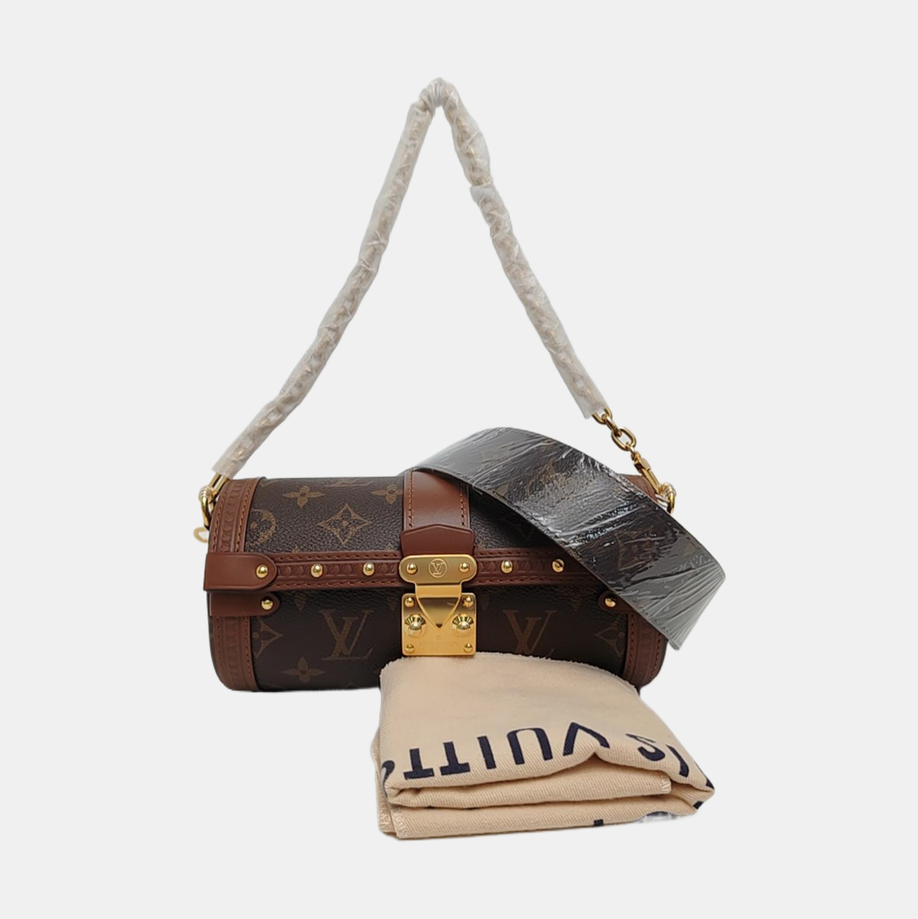 PAPILLON 19 Monogram Coated Canvas Brown