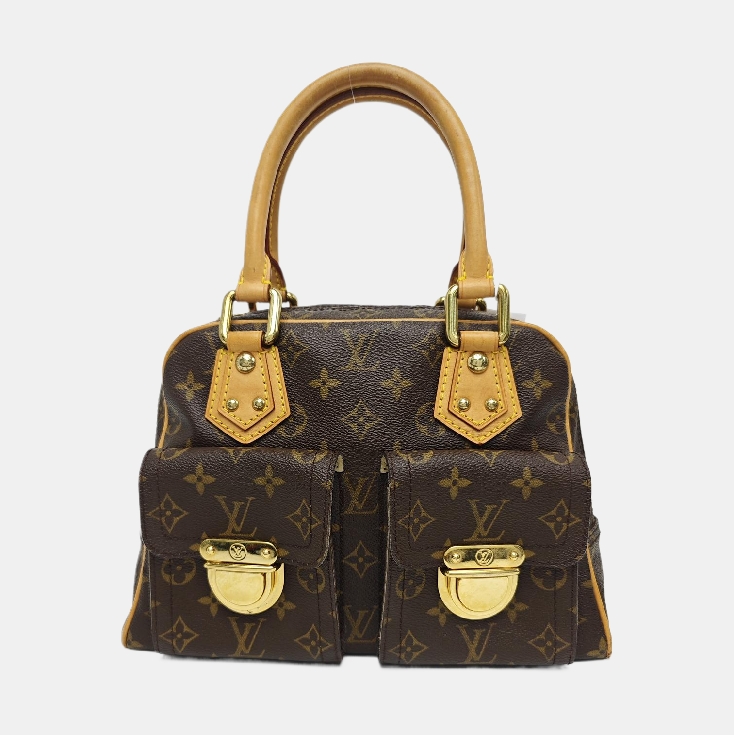 MANHATTAN PM Monogram Coated Canvas Brown