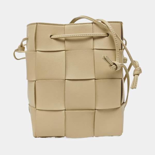 Cassette Small Leather Beige