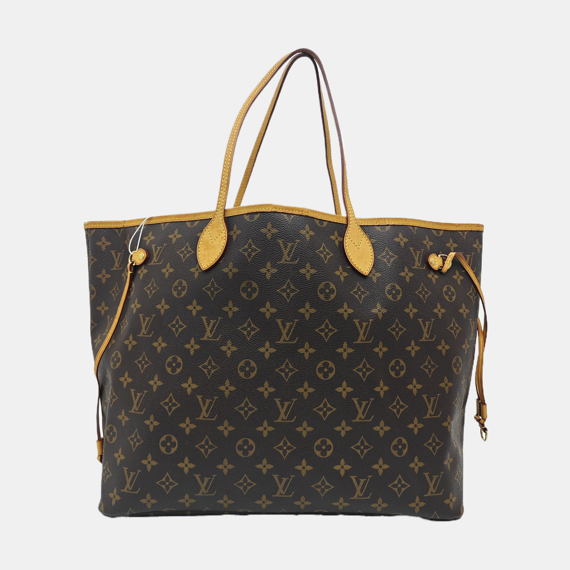 NEVERFULL GM Monogram Coated Canvas Brown