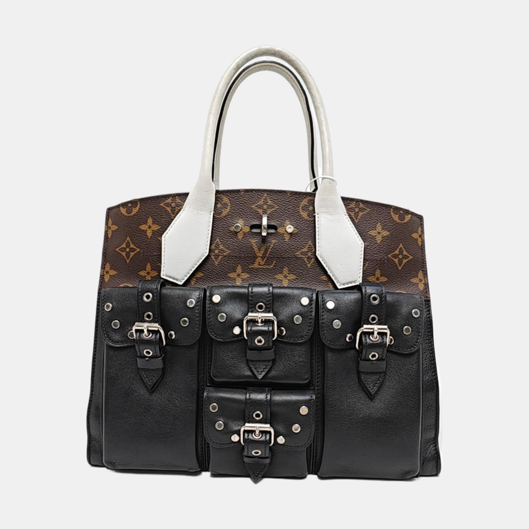 CITY STEAMER MM Monogram Coated Canvas Brown