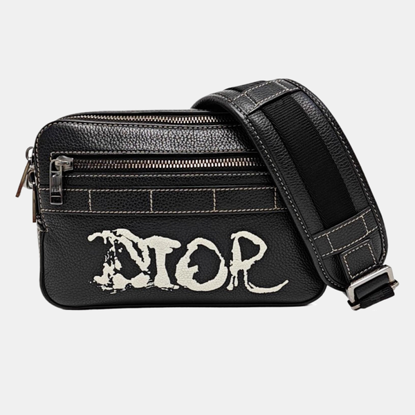 Dior And Daniel Arsham Calfskin Black