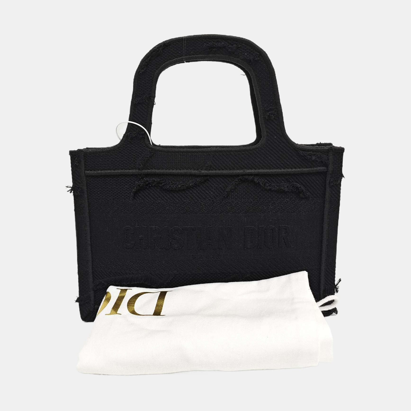 Book Tote Mini Canvas Black