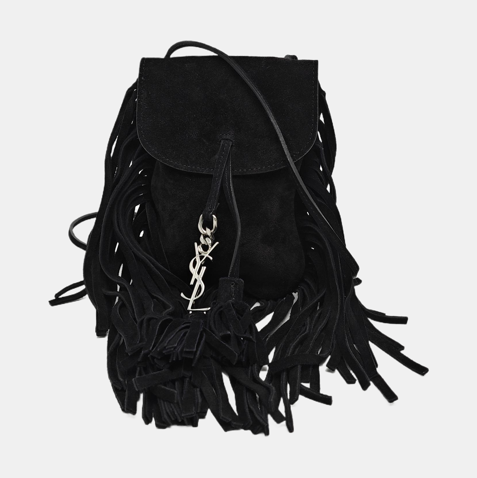 Suede Shoulder Bag Black