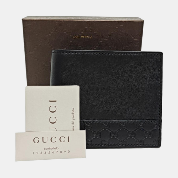 Monogram Calfskin Wallet Black