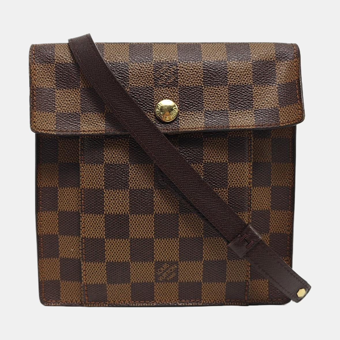 PIMLICO Damier Ebene Coated Canvas Brown