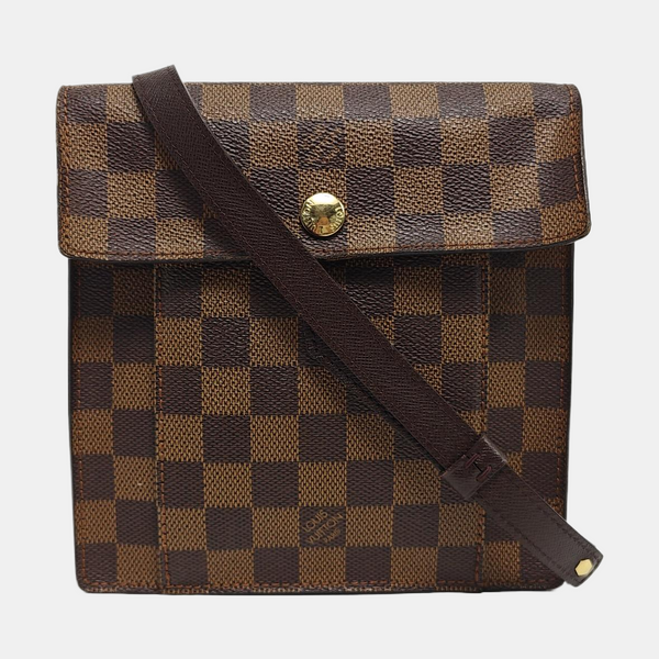PIMLICO Damier Ebene Coated Canvas Brown