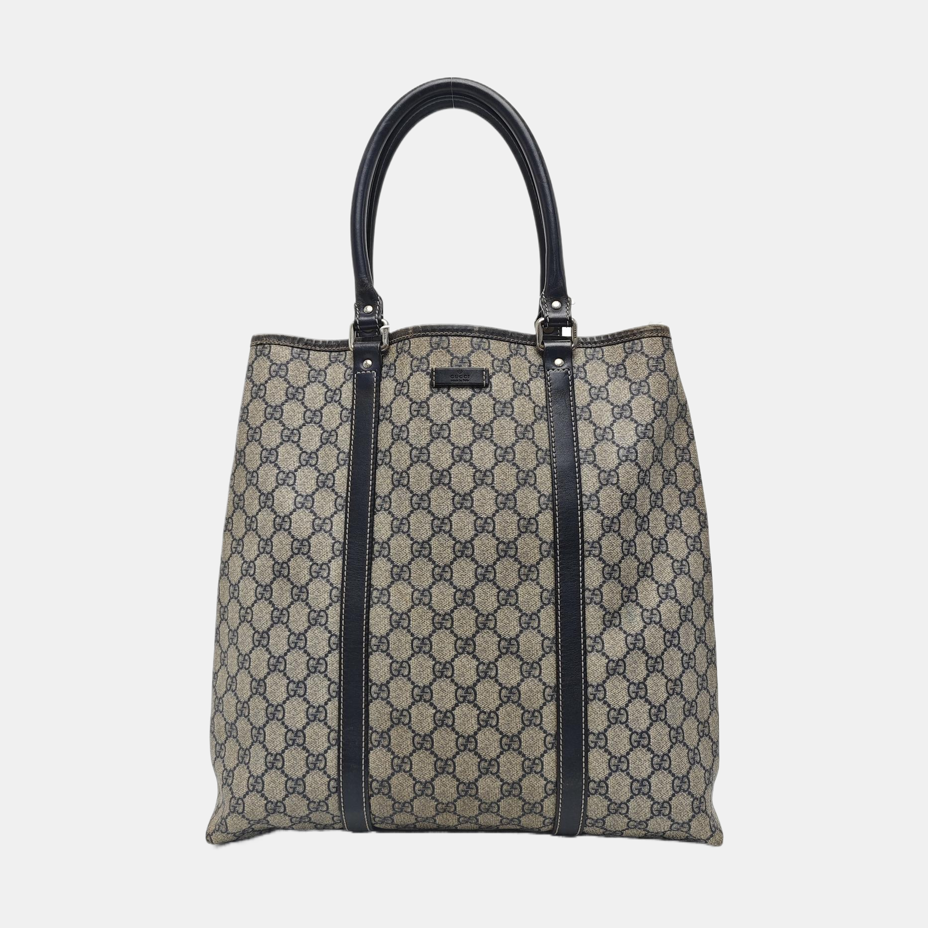 GG Supreme Monogram Coated Canvas Black