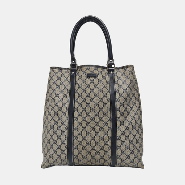 GG Supreme Monogram Coated Canvas Black