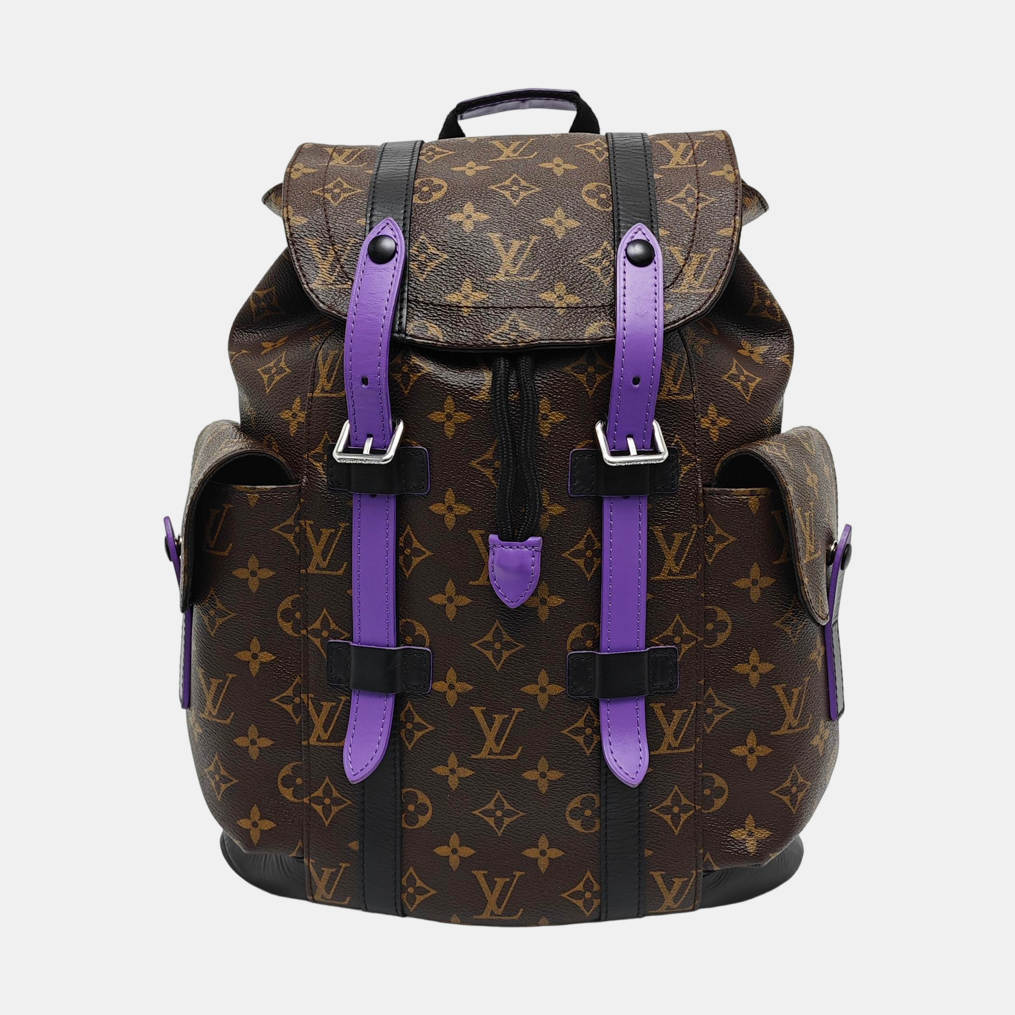 CHRISTOPHER PM Monogram Coated Canvas Brown