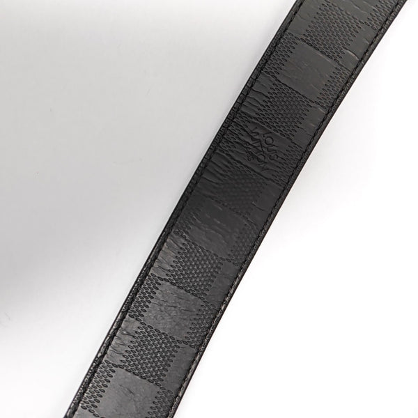 Coated Canvas Belt Black