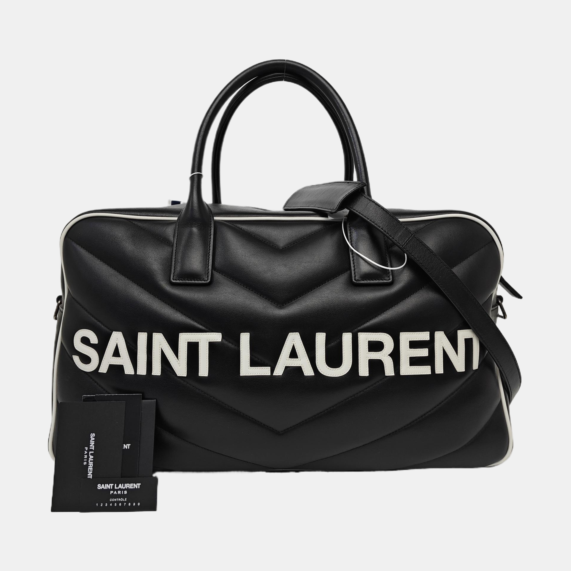 Calfskin Shoulder Bag Black