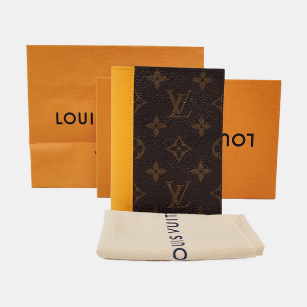 BRAZZA Monogram Coated Canvas Brown Wallet