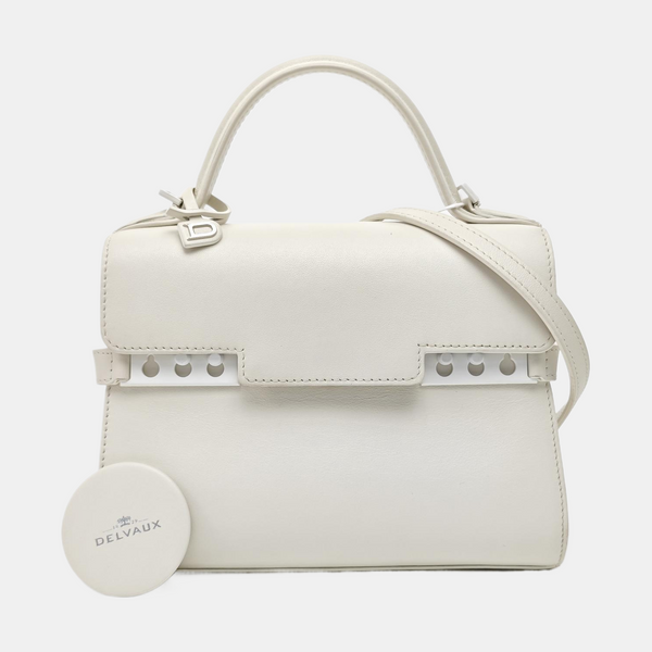 Tempête Small Calfskin White