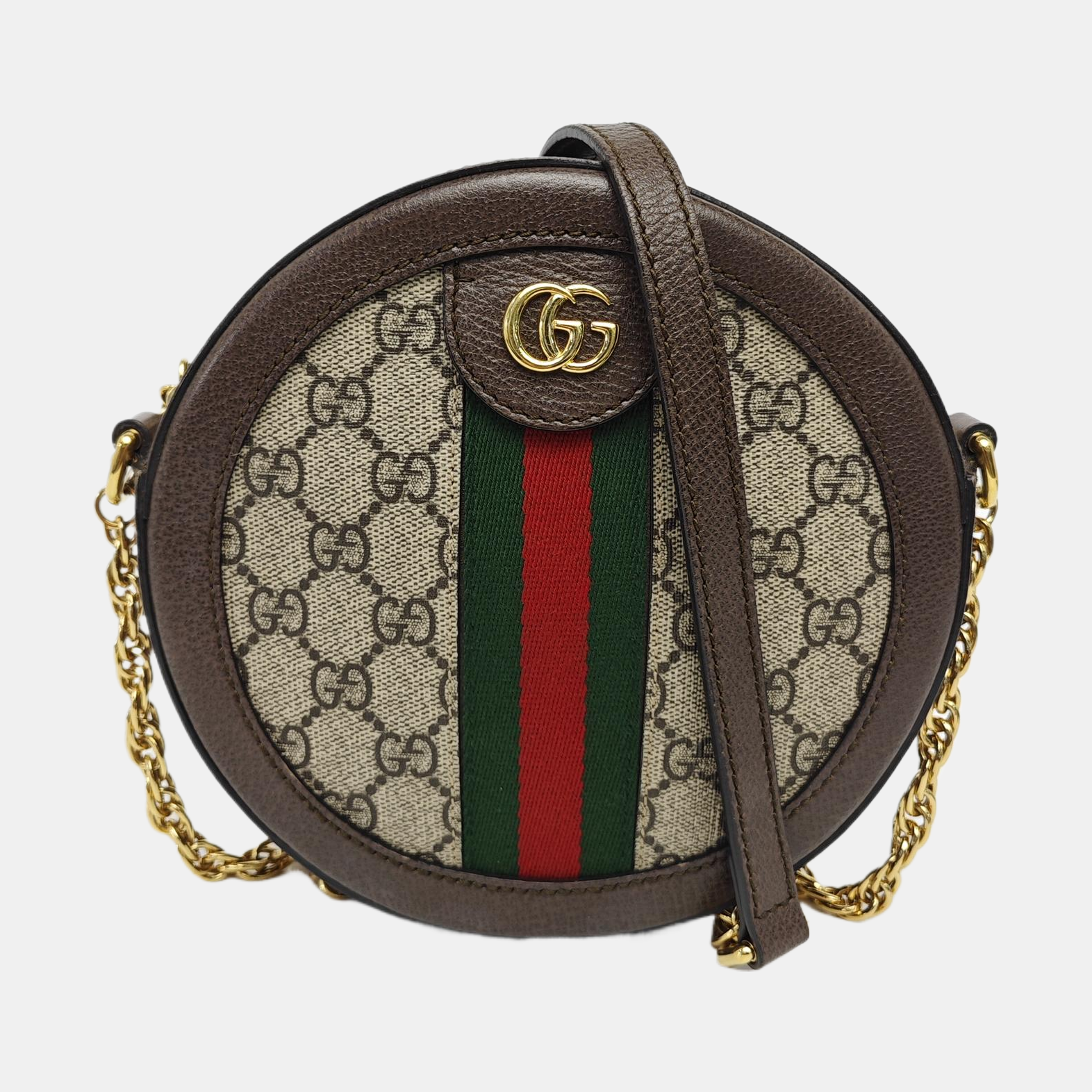 Ophidia Mini Monogram Coated Canvas Beige