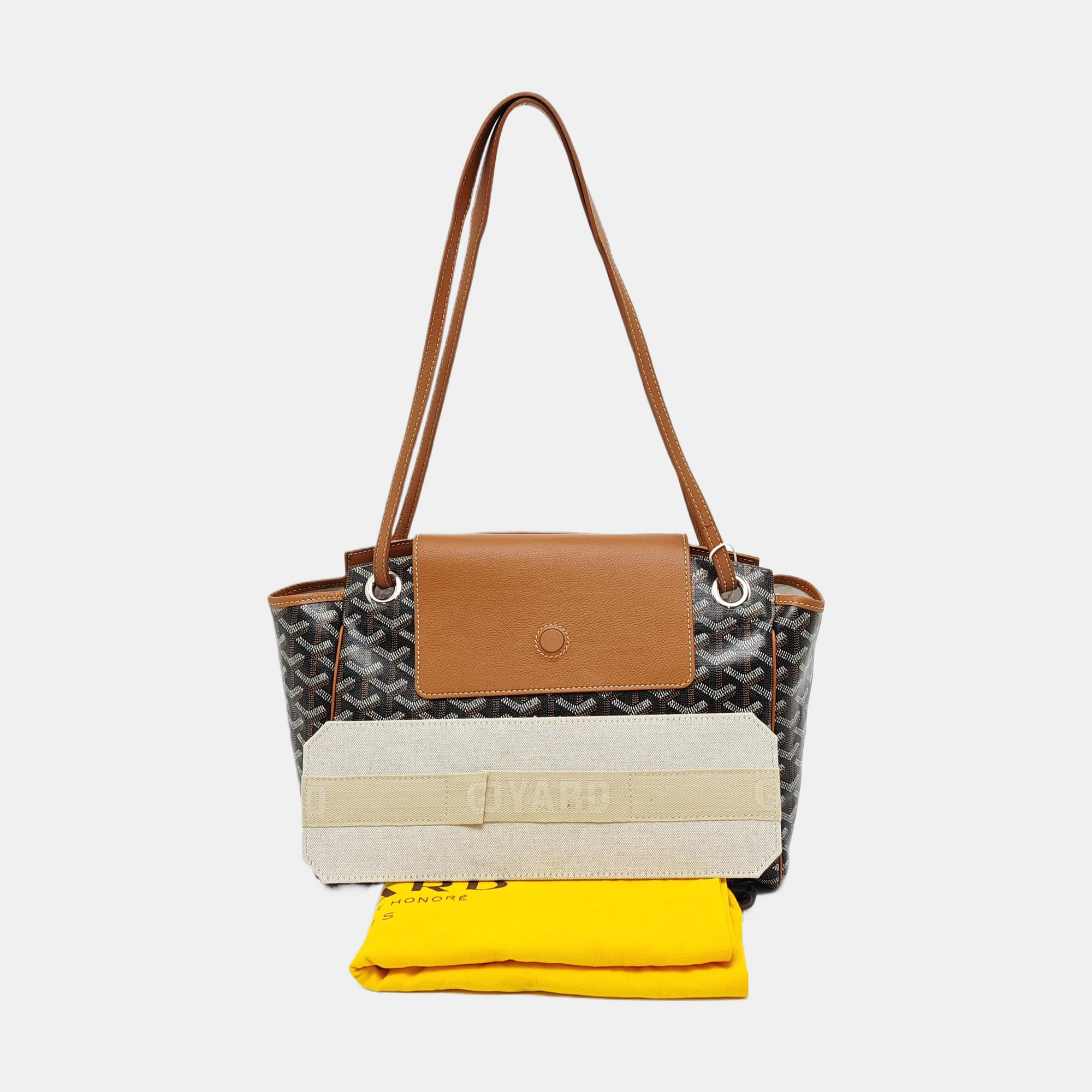 Rouette PM Coated Canvas Brown
